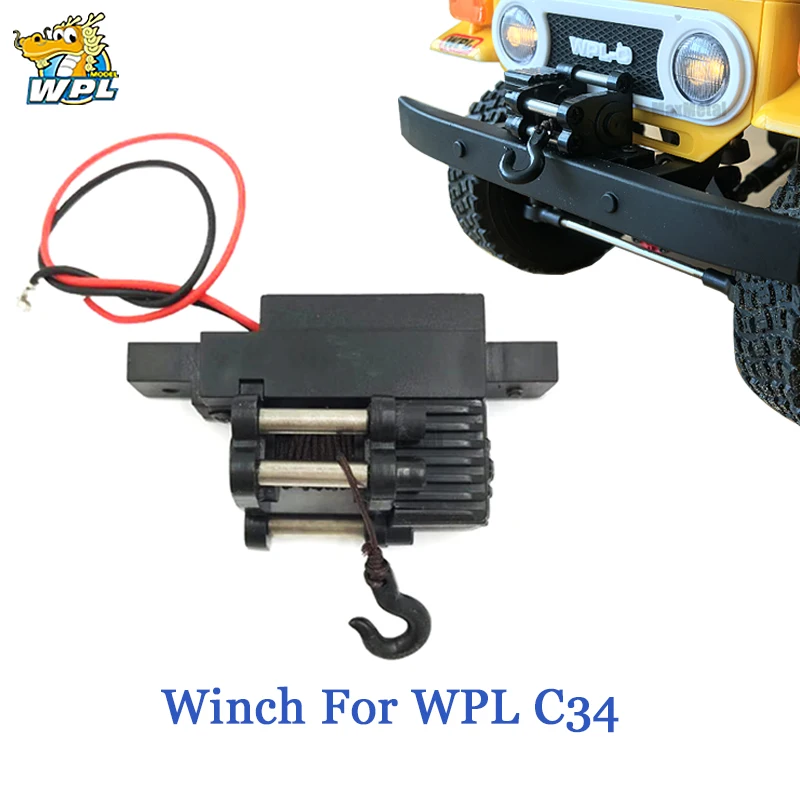 WPL Automatic Winch for 1/16 RC Car WPL C34 C34K C34KM Metal Climbing Car Truck