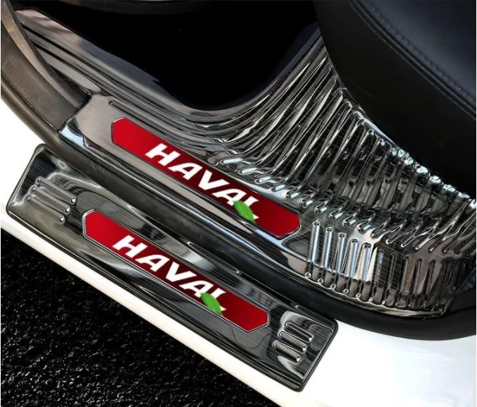 Высококачественная Накладка на порог двери из нержавеющей стали для Haval H6, спортивная версия, аксессуары для автомобиля, автостайлинг