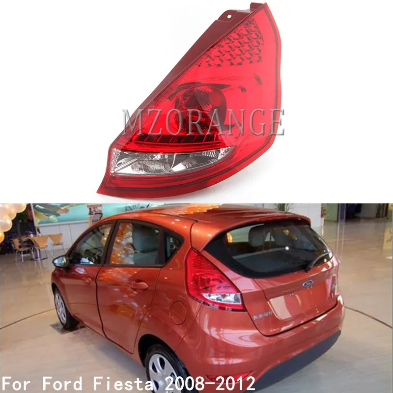 Задний светильник MZORANGE для Ford Fiesta 2008 2009 2010 2011 2012 Задняя фара туман водительская лампа запасная Задняя Тормозная лампа для автомобиля