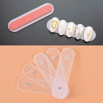 

Nail Art With Magnet Acrylic Strip Display Strip Display Board Japanese Transparent Display Strip Drop Shipping
