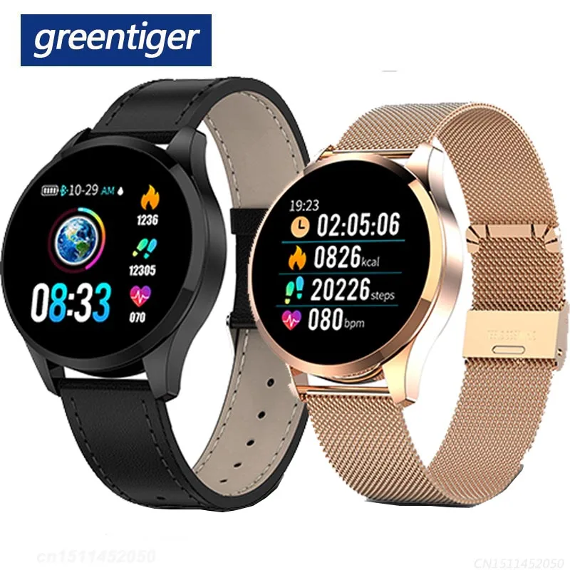 Greentiger 1 22 дюймов Q9 Смарт часы для мужчин IP67 водонепроницаемый монитор сердечного