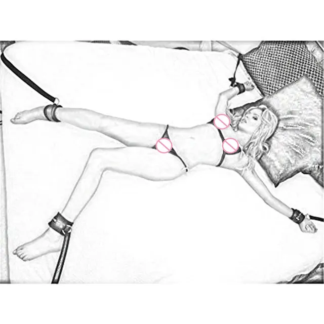 $US $10.50  Bdsm Bondage Handcuffs Erotic Under Bed BDSM Bondage Restraint System Games For Adults Wrists & Ank