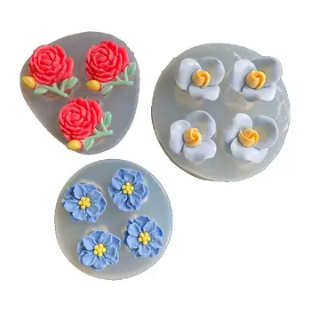 

DIY Flower Epoxy Resin Casting Molds Rose Cuckoo Camellia Floral Silicone Mould Q0KE