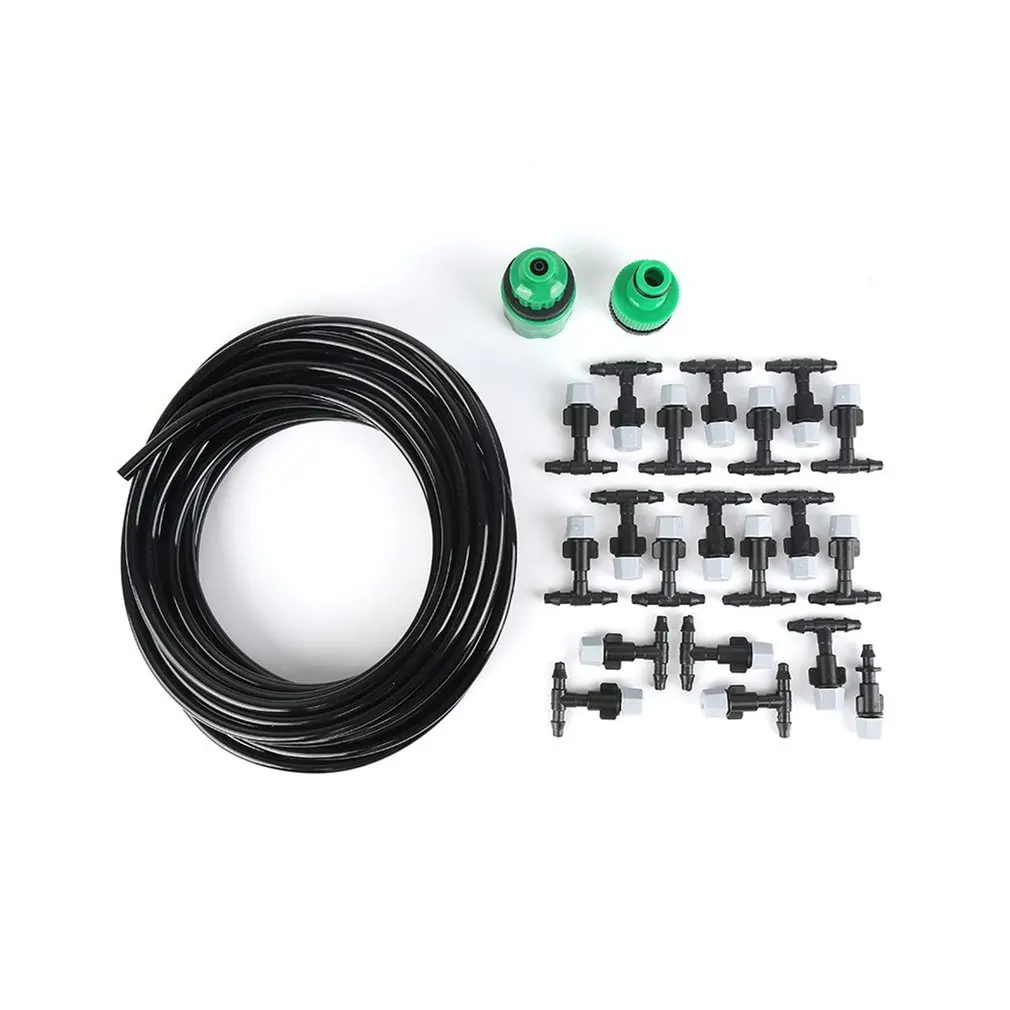 Outdoor Garden Plants Irrigator Patio Atrium Green House Misting Cooling System with Plastic Mist Nozzles