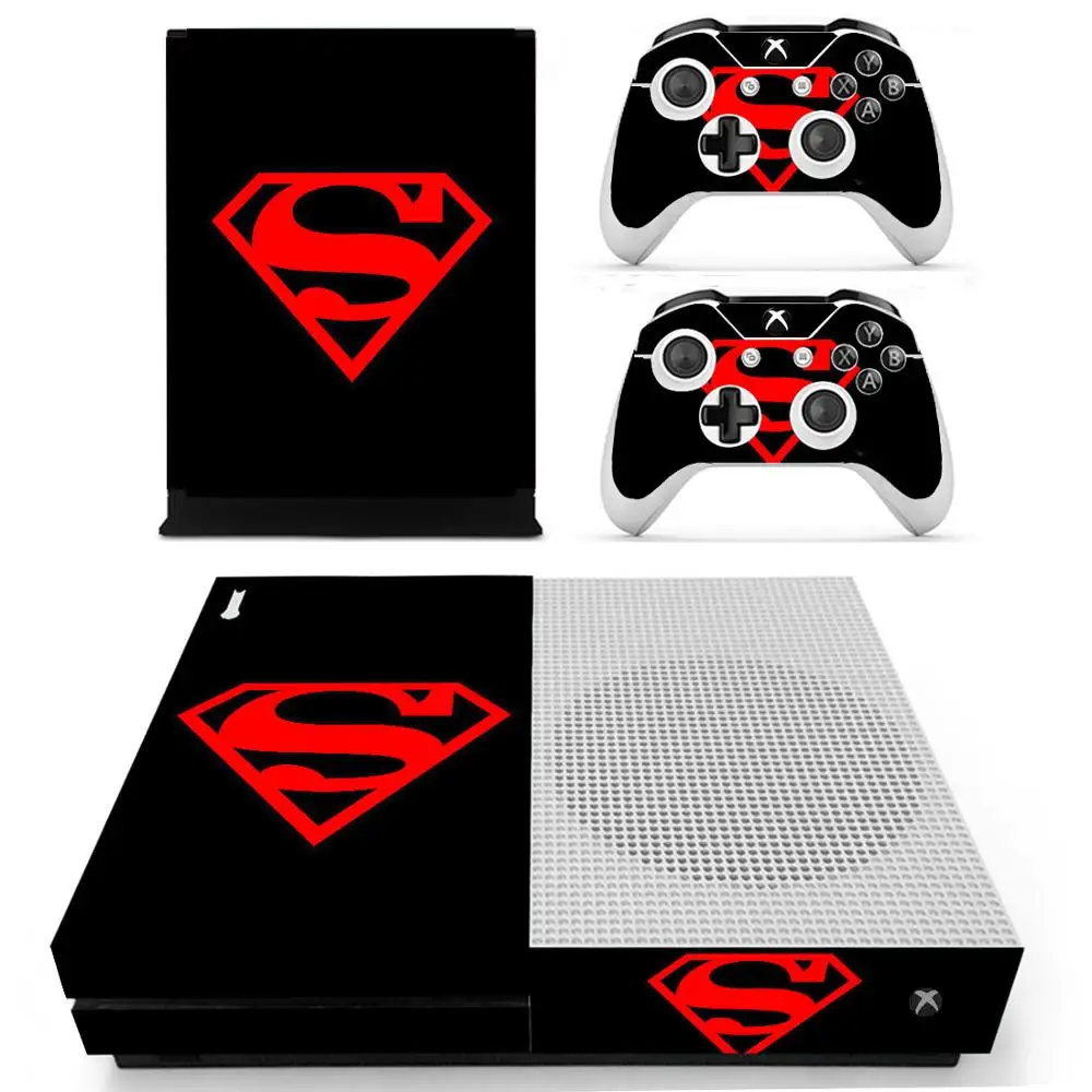 Наклейка с суперменом для Xbox One S консоль и контроллеры для Xbox One Slim Skins виниловая наклейка s