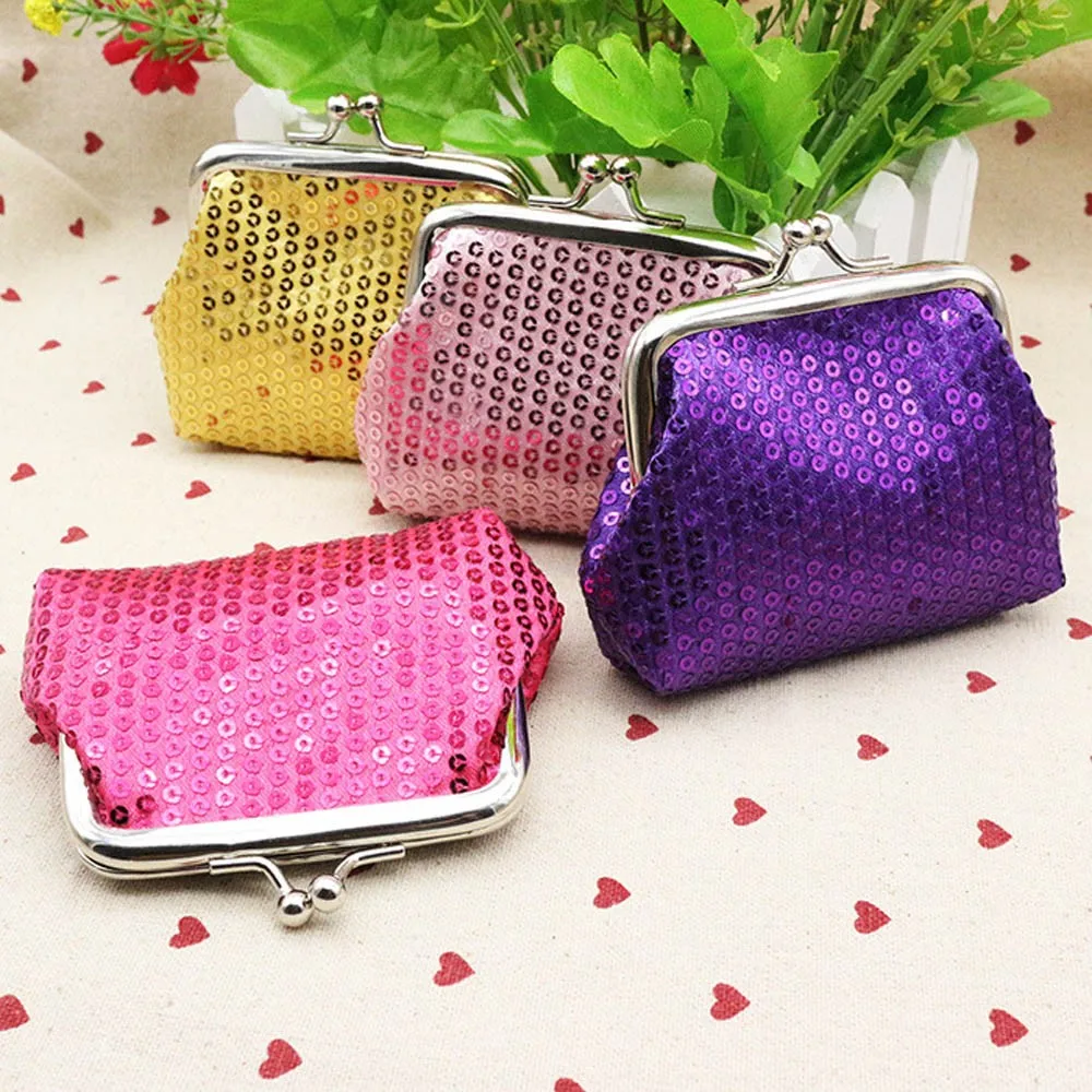 Sequin Wallet Coin Purse Clutch bag lipstick mini fashion Card Holder Coin Purse Clutch Handbag Womens Small Card packages