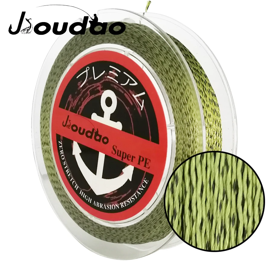 Jioudao 150M 8Strands 4Strands Spotted PE Fishing Line Braided Mix Color Spot 10-160LBS Smooth Invisible Carp Cord | Спорт и