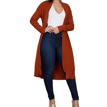 

Women Knitted Cardigan Autumn Sweater Coat Manteau Femme Casual Sweater Long Cardigans With Belt Sweater Jumper Cardigan Pull