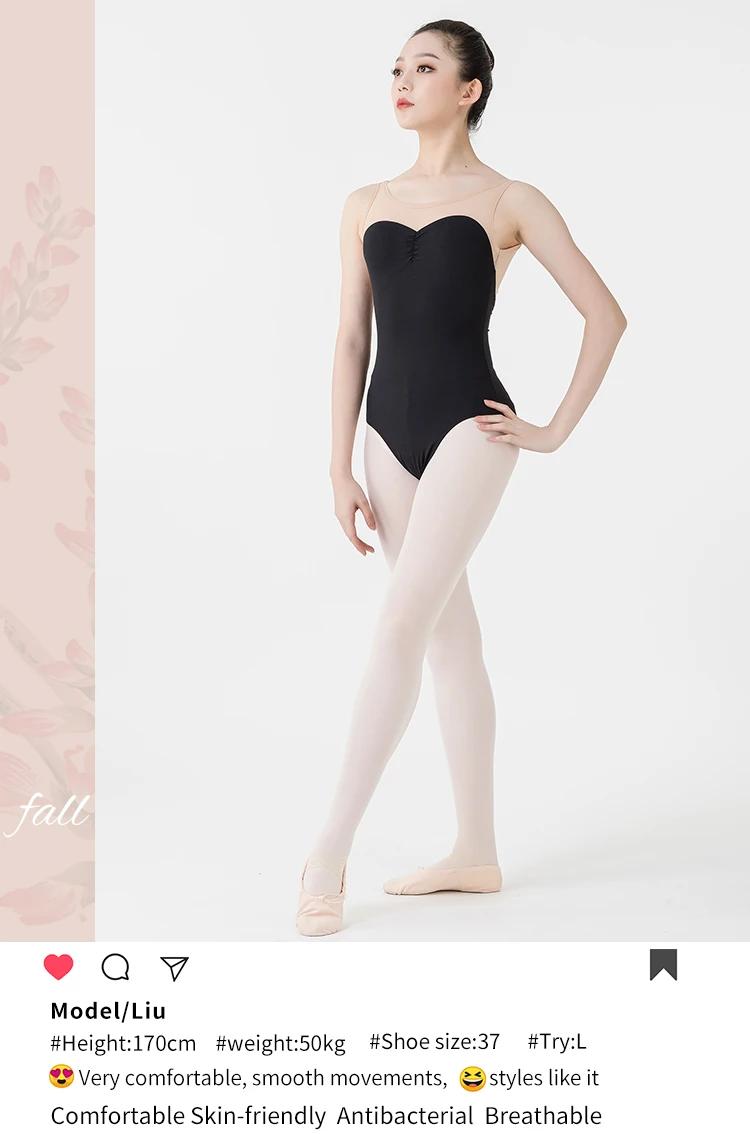 Балерина, балетное трико, Женская танцевальная одежда, профессиональное обучение, гимнастика, цифровая печать, открытая спина, сексуальный трико 5657