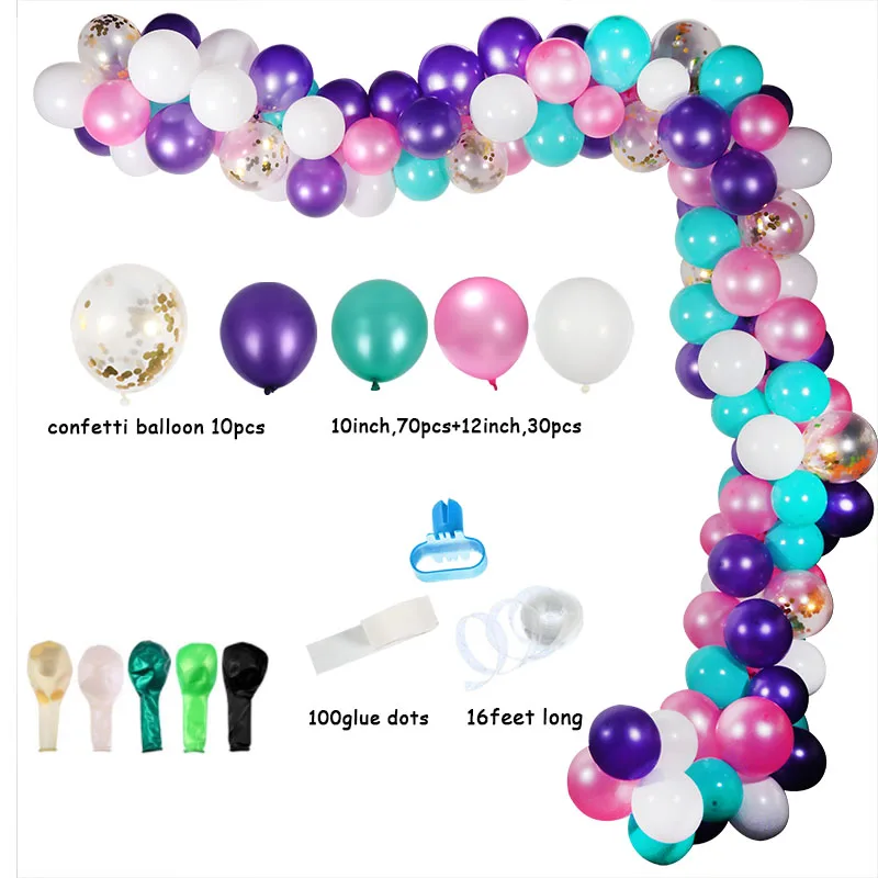 113p balloon kit-A Cyuan Воздушный Шар АРКА гирлянды наборы пластиковая колонна-подставка коробка для воздушных шаров латексные шары цепь зажимы для дня рождения Свадебная вечеринка Декор - Цвет: 113p balloon kit-A