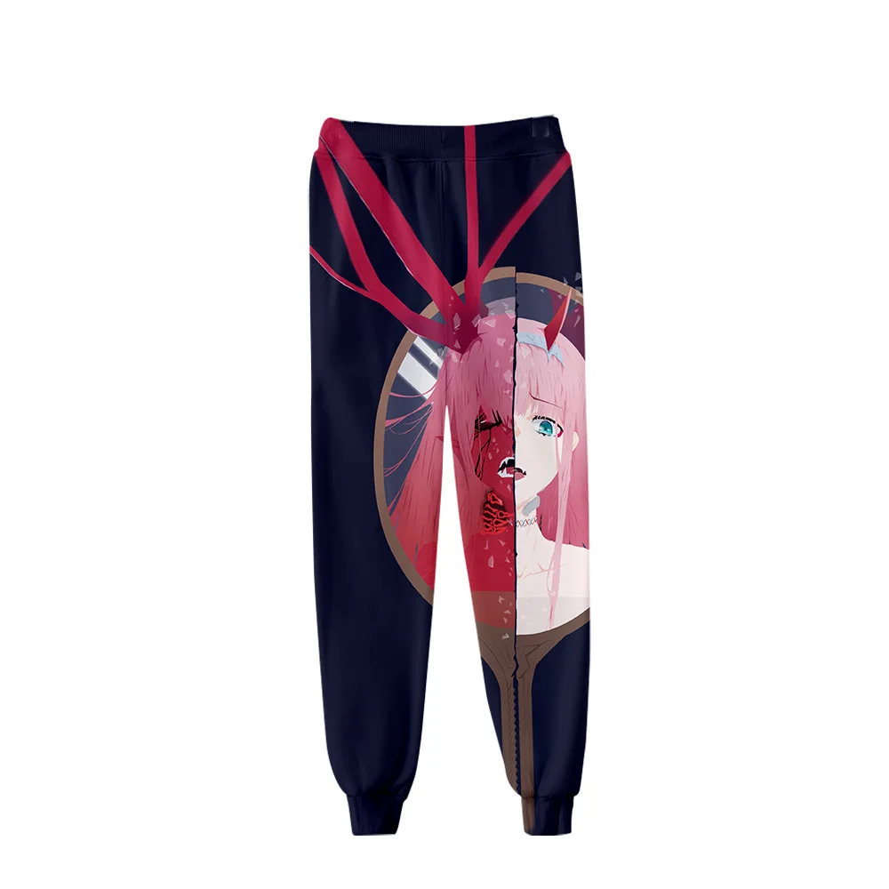 Anime DARLING in the FRANXX 3D Pants Jogging Zero Two Casual Men Women Sweatpants Cosplay clothing Long Sport Trousers women's snow pants