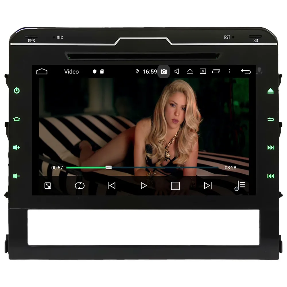 Klyde " ips 4G DSP Android 9 Восьмиядерный 4 Гб ОЗУ 64 Гб ПЗУ автомобильный DVD мультимедийный плеер радио для Toyota Land Cruiser LC200