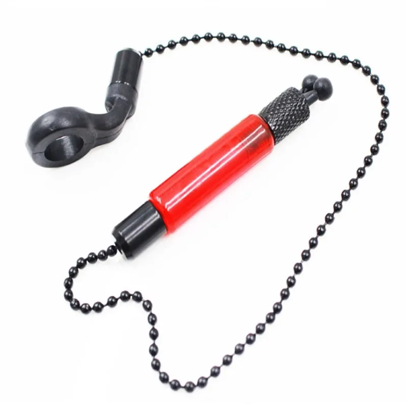 Bite Alarms Carp Fishing Hangers Bobbins Swingers Indicators Fishing Alarm Swinger Steel Chain 4 Color Bite Alarm Tools