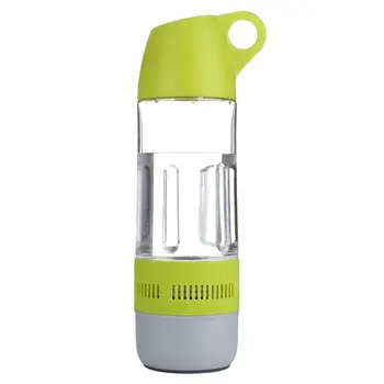 

2 in 1 Water Bottle Wireless Bluetooth Speakers Outdoor Indoor Portable Waterproof Bike Riding Rechargeable Speaker green