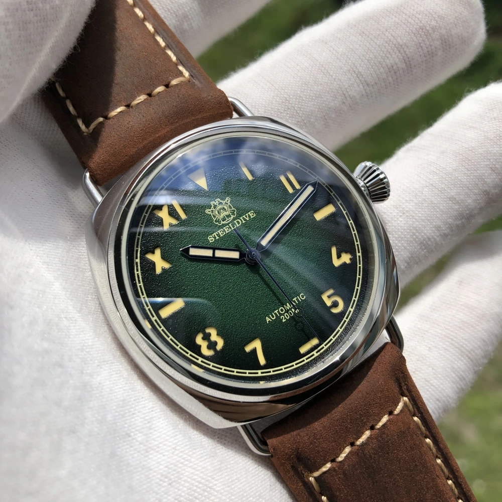 Мужские механические часы STEELDIVE 1936 мужские с сапфировым стеклом NH35A для дайвинга