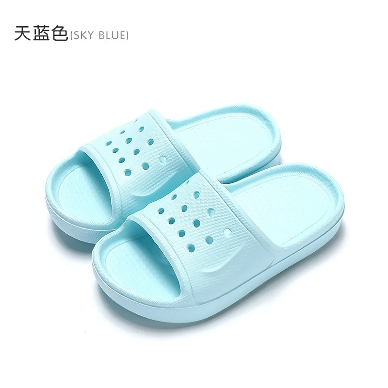 LOOZYKIT Kids Slippers for Girls Boys Home Slippers Solid Summer Children Sandals Flip Flop Sandals Non-slip Bath Shoes