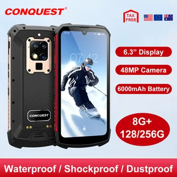 

8GB RAM Android Phone Rugged IP68 Waterproof NFC Smartphones IP68 celular Cheap Cell phone Cellphones Mobile Phones Unlocked
