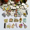50pcs Mixed Musical Instruments 2 Holes Natural Wooden Buttons Decorative Scrapbooking Sewing Accessories For Craft 5
