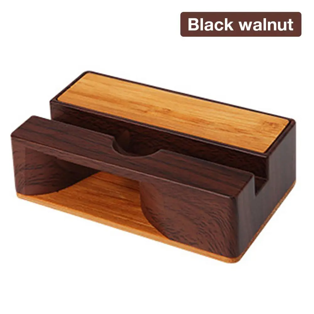 Black Walnut Деревянный Универсальный мобильный телефон мини динамик громкий динамик для iPhone samsung Xiaomi телефон звук Кронштейн усилителя настольная подставка - Цвет: Black Walnut