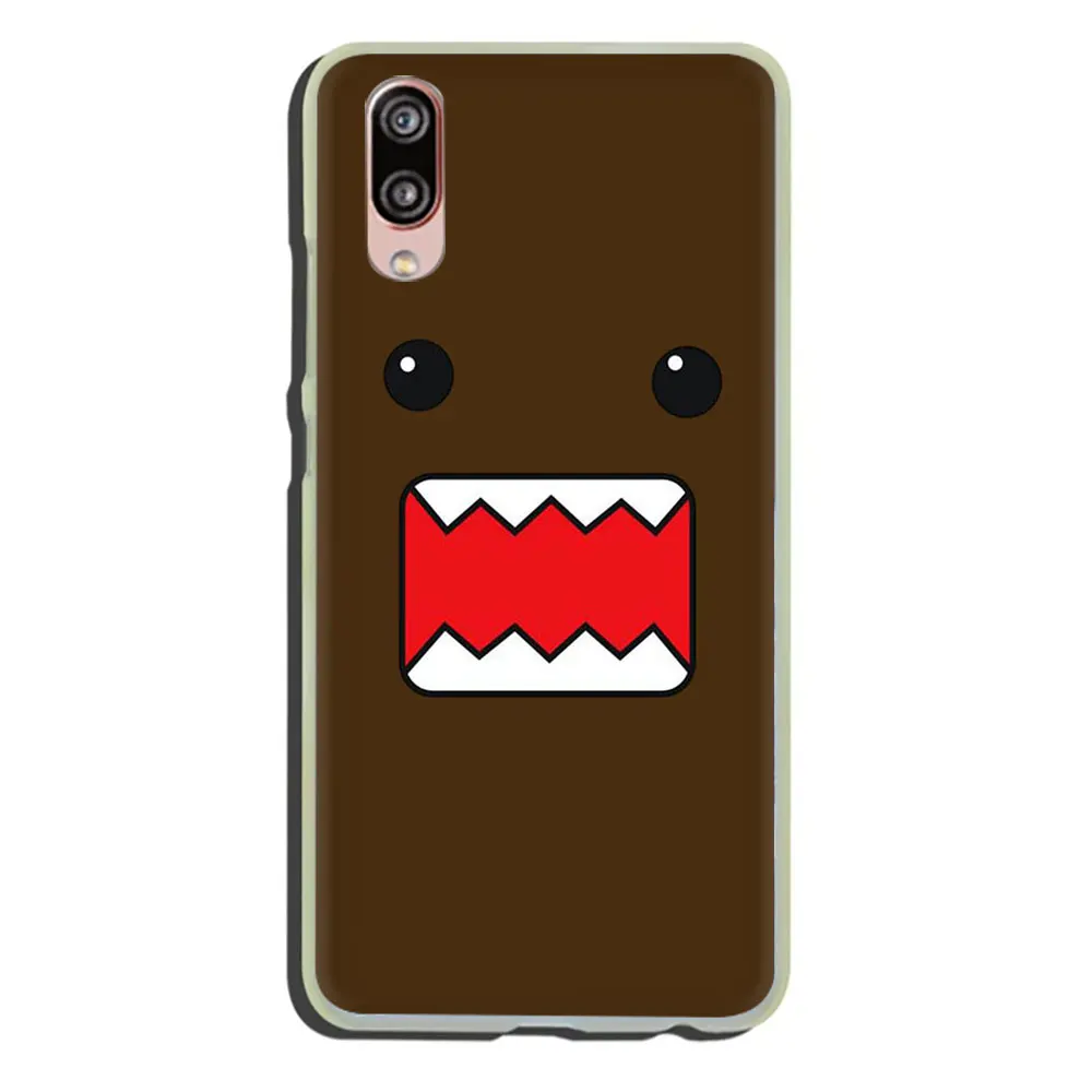 EWAU простой Domo Kun жесткий чехол для телефона huawei P30 P20 P10 P9 P8 Lite Mini Pro smart plus - Цвет: H1