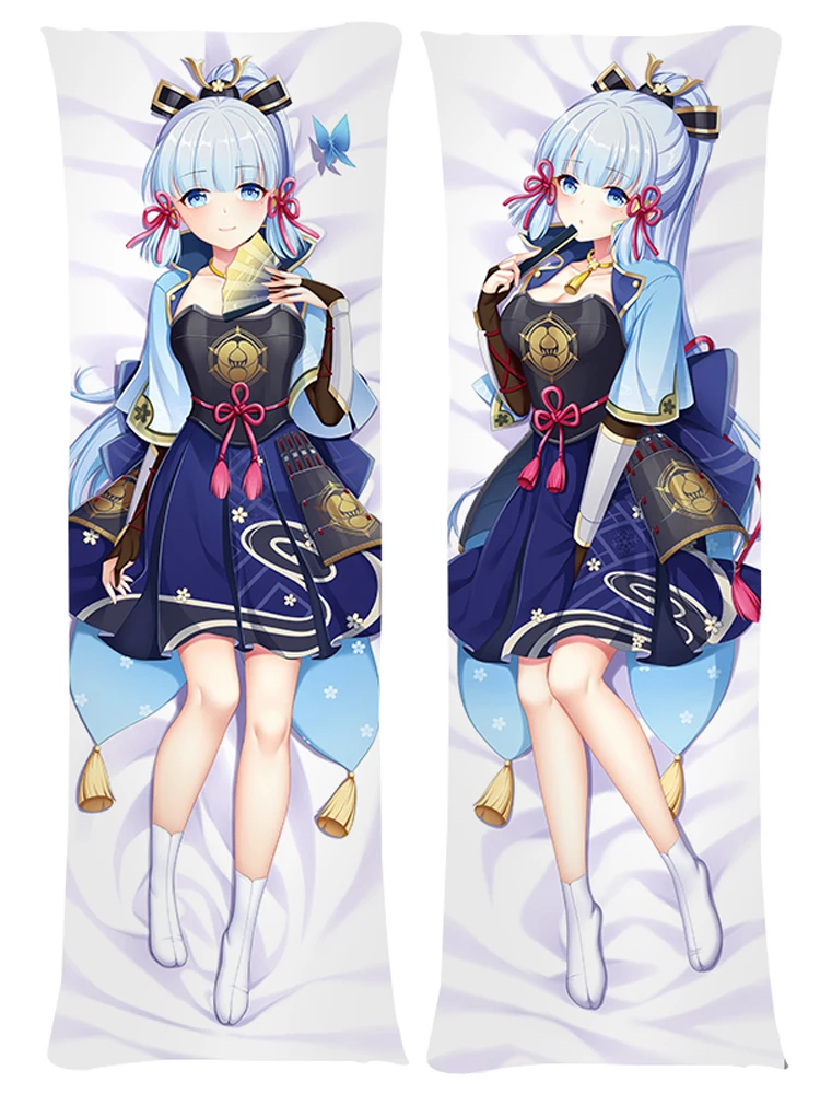 

Game Genshin Impact Kamisato Ayaka Hugging Body Pillow Case Otaku Sleeping Pillowcase Anime Dakimakura Cushion Cover X'mas Gift