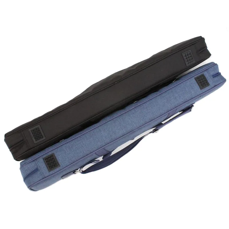  Billiard Pool Cue Case 7 Holes Oxford Cloth High Capacity Portable Carrying Case 1/2 Kit Profession