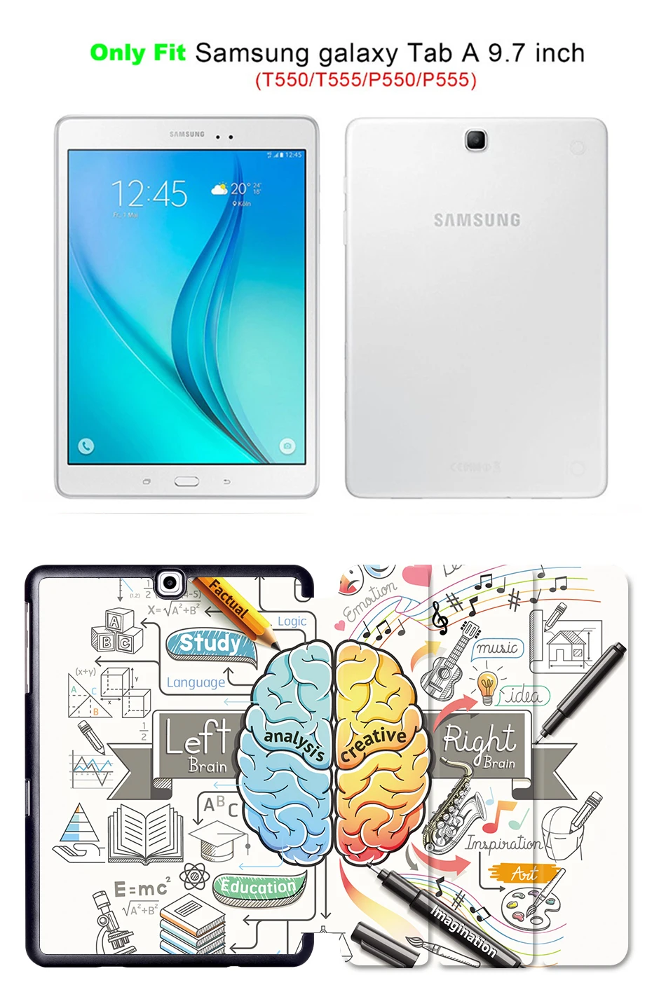 MTT чехол с граффити для samsung Galaxy Tab A 9,7 дюймов SM-T550 SM-T555 из искусственной кожи флип смарт-чехол для планшета funda SM-P550 SM-P555