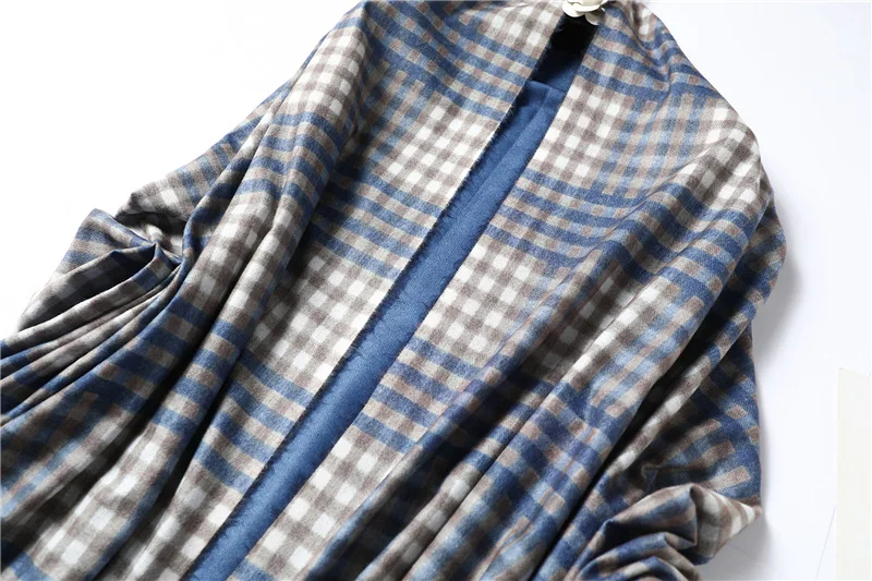 Женский кашемировый шарф брендовый дизайнерский зимний шейный теплый шарф двусторонняя кисточка одеяло однотонный плед пашмины толстые Шали Обертывания