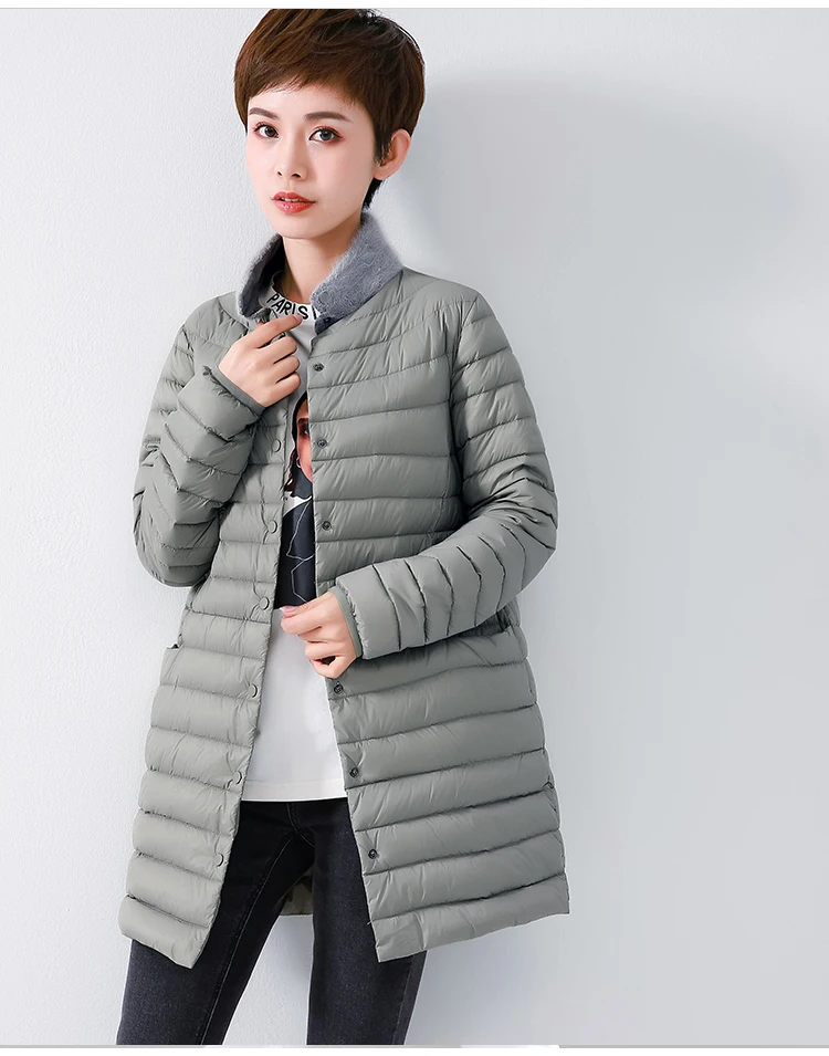 winter and autumn women down coat jackets