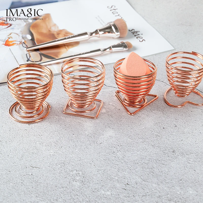 IMAGIC Макияж Красота Подставка для губки Puff Shaper стенд металлический сплав Стенд косметические инструменты
