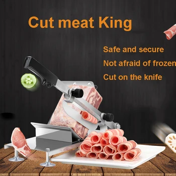 

Stainless Steel home Beef Meat Slicer machine Meat Cutting Slicer Mutton Roll slicing machine
