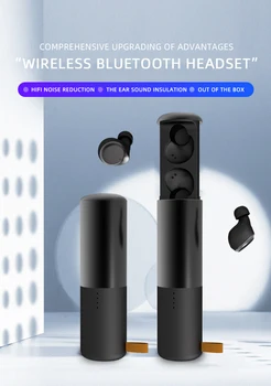 

D16 Wireless Earphones 5.0 Bluetooth Earphone 6D Stereo Earphoens Support IOS/ANDROID/WINDOWS