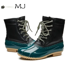 Женские повседневные охотничьи утка сапоги Amazon версия женские Студенческие теплые зимние сапоги зимние Нескользящие водонепроницаемые резиновые сапоги для взрослых