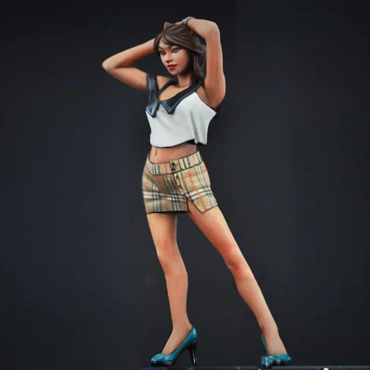 

1/24 Fashion Girl Resin figure Building Kit