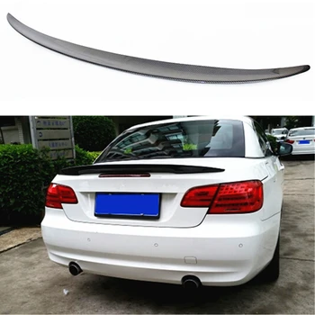 

Car styling for Bmw 3 series E92 M3 M4 P style real carbon fiber car trunk spoiler wing car rear lip wing spoiler 2006-2013