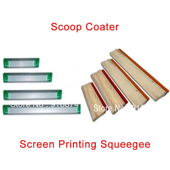 

Cheap 1pc Silk Screen Printing Squeegee Ink Scraper Screen Printing Aluminum Emulsion Scoop Coater Tools
