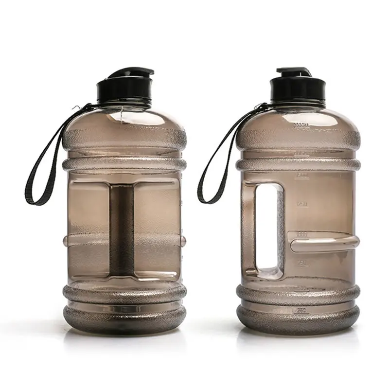 Upspirit, 2.2L Тритан, высокая емкость, чайник для воды, гантели, Спортивная бутылка для питья, портативный, для путешествий, протеиновый шейкер, посуда для напитков