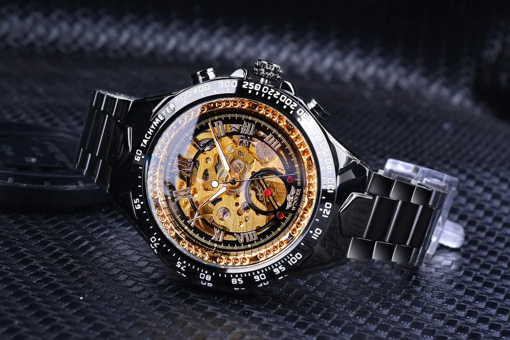 2019ABDO механические Спортивные design award ободок золотые часы мужские часы Топ Роскошные Брендовые Часы Автоматические часы со скелетом