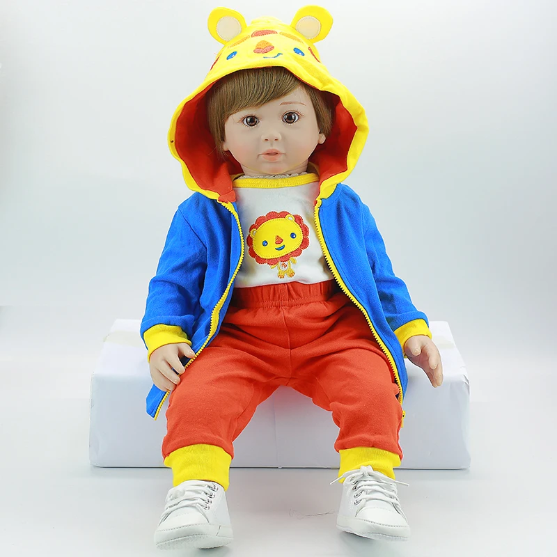 Rebron bebe 55 силиконовая Реалистичная кукла bebe регенерация мальчик девочка игрушка Сюрприз подарок на день детей Reborn boncas