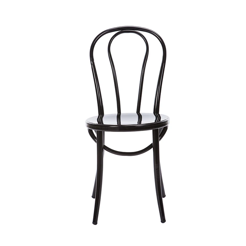 

Iron sofa chair retro metal dining vienna simple round stool surface industrial style u back creative