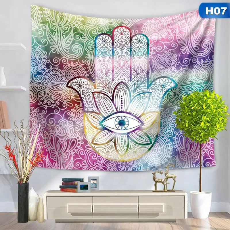 Indian Mandala Tapestry Hippie Wall Hanging Beach Towel toalha de banho Bohemian Bedspread Home Decor