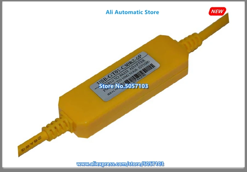 Желтый USB-GT01-C30R2-6P GT1020 GT1030 сенсорный экран кабель для загрузки