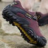 New Wear-Resistant Hiking Shoes Cow Leather Lycra Upper Men Trekking Footwear Breathable Anti-Slippery Zapatos Dropshipping Link ► Photo 3/6