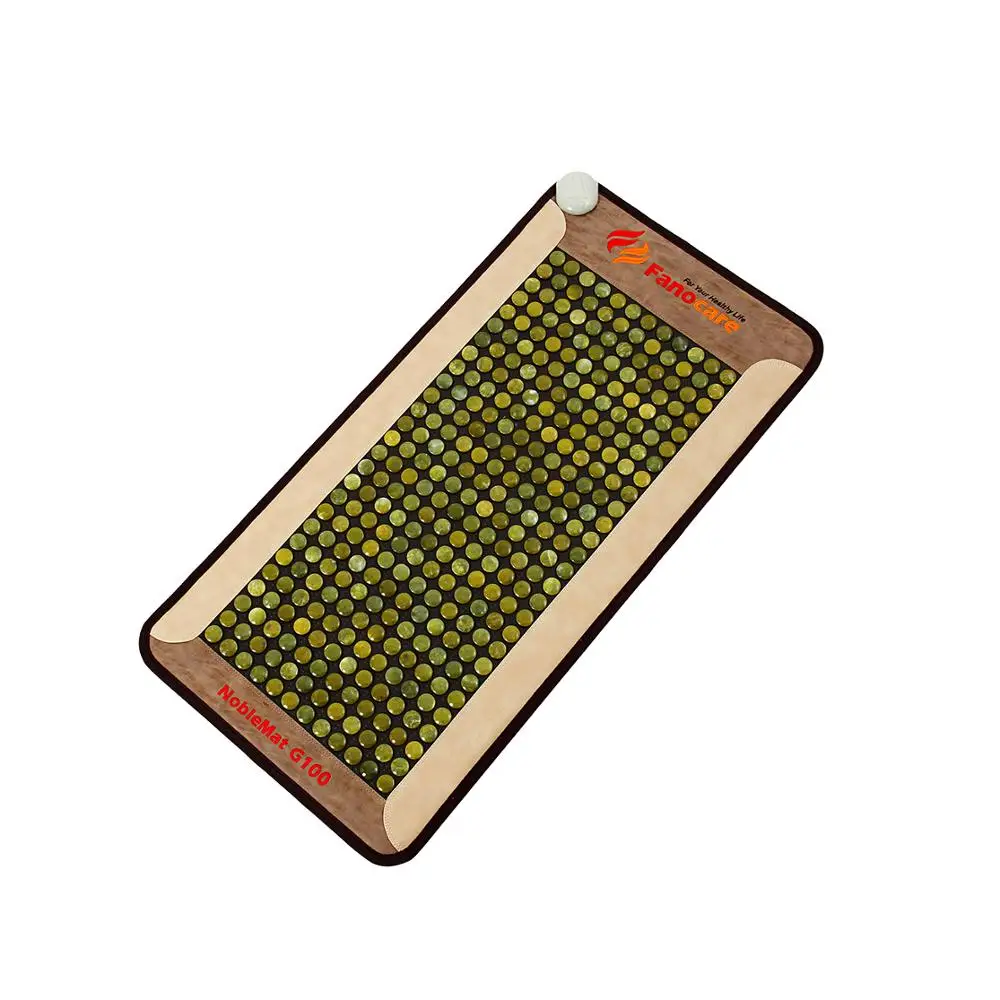 

Fanocare Far Infrared Pain Relief Healing Mattress Tourmaline Stones Mat Natural Jade Heating Pad 100x50cm