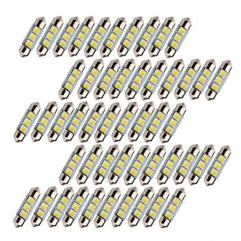 

20x Festoon C5W 36mm 39mm 41mm LED Light Car Dome Bulb C10W Auto License Plate Interior Lamp Reading Trunk Lights 12V White