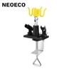 Professional Airbrush Holder Clamp-on Stand Kit 4 Mount Spray Gun Tabletop Bench Station for Airbrush 360 Degree Swivel Tilt Set 6