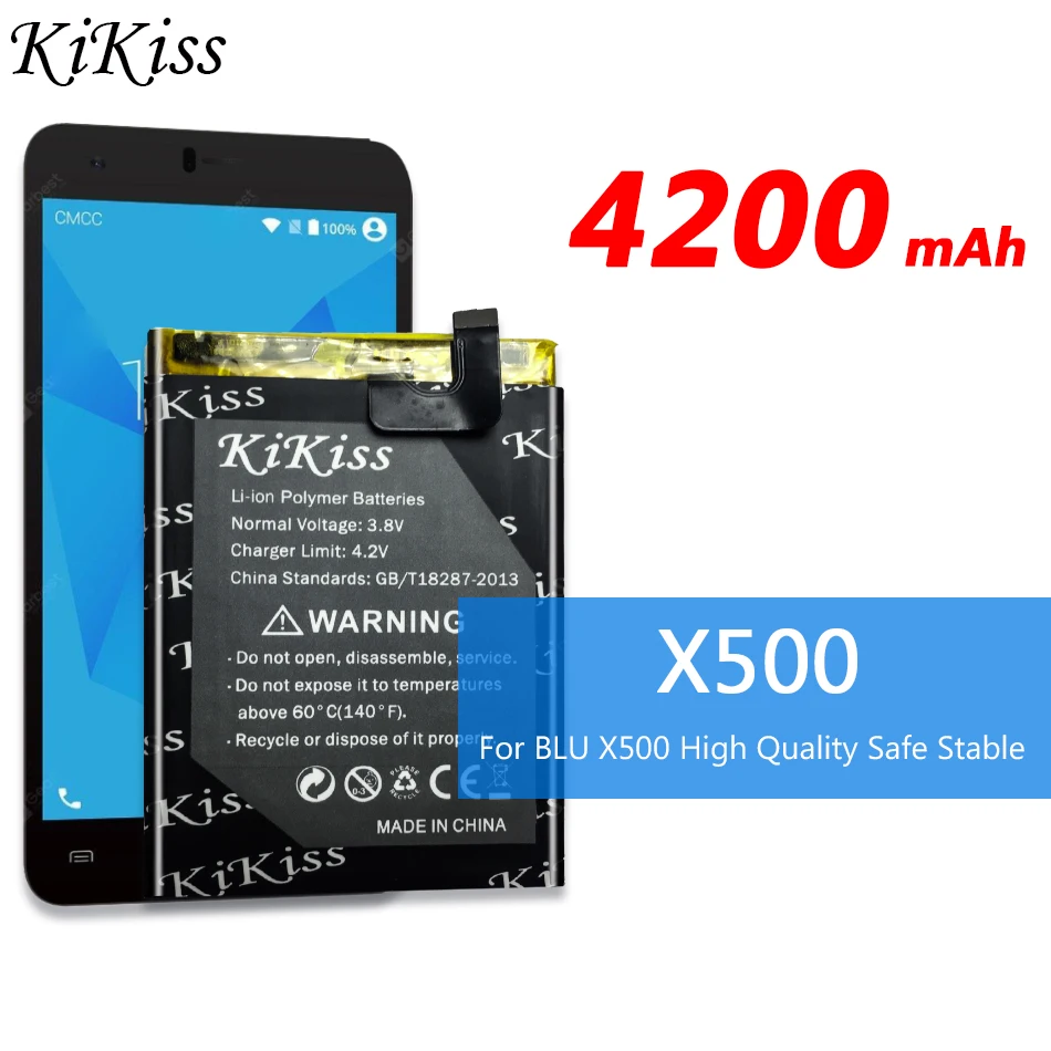 Мощный аккумулятор 4200 мАч для BLU X500 батареи мобильного телефона бесплатный набор
