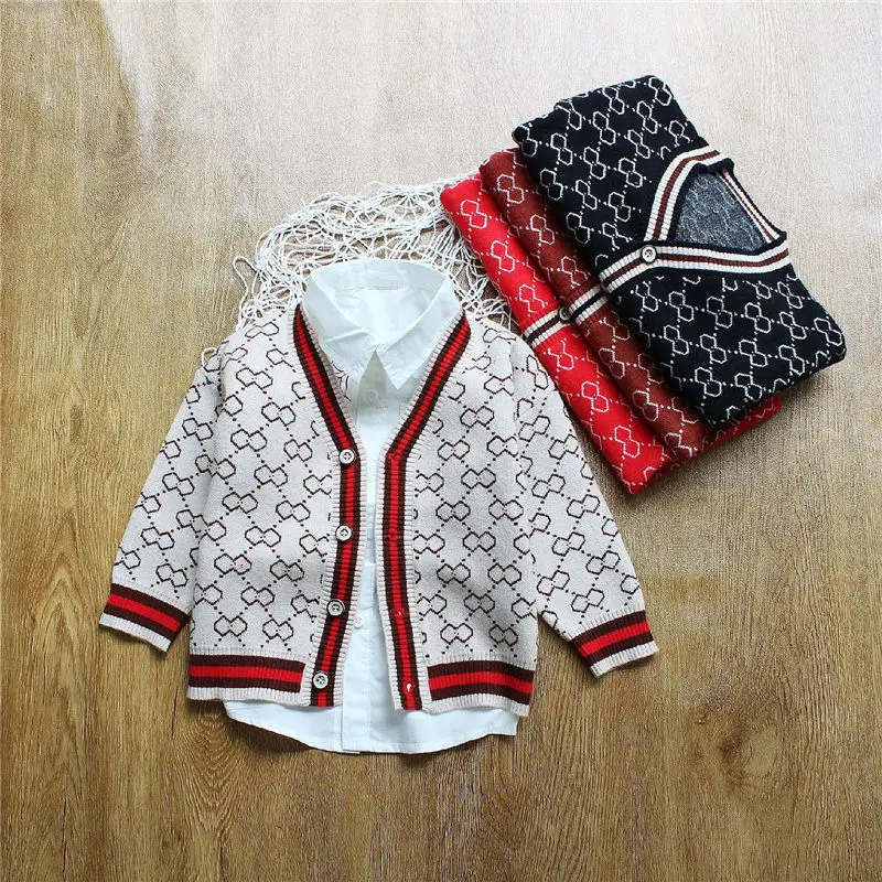 

Girls and Boys Sweatershirt Autumn Winter Sweater Coat Jacket For Toddler Baby Girls Sweater 2 3 4 5 6 7 Year Kids Clothes