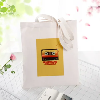 

Handbag Retro Pattern Canvas Tote Bag Daily Use Text DIY Custom Print Logo Eco Reusable Recycle Shopping Bag
