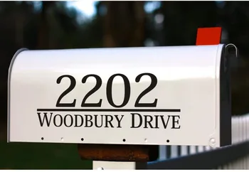 

3 X Mailbox Digital Decal Customize Your Personality Address Room Vinyl Sticker Decoration